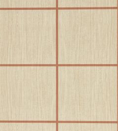 Wood Blocks Wallpaper by Harlequin Oak/Terracotta Gloss Wood Blocks Wallpaper by Harlequin Oak/Terracotta Gloss