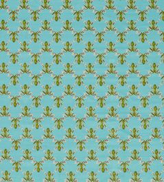 Wood Frog Velvet Fabric by Harlequin Azul / Forest Wood Frog Velvet Fabric by Harlequin Azul / Forest