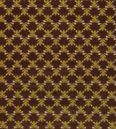 Wood Frog Velvet Fabric by Harlequin Chocolate / Pistachio Wood Frog Velvet Fabric by Harlequin Chocolate / Pistachio