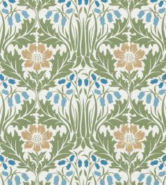 Woodbell & Anemone Wallpaper by Morris & Co Woad/Nettle Woodbell & Anemone Wallpaper by Morris & Co Woad/Nettle
