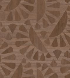 Woodblock Beetle Flora Wallpaper by Moooi Walnut Woodblock Beetle Flora Wallpaper by Moooi Walnut