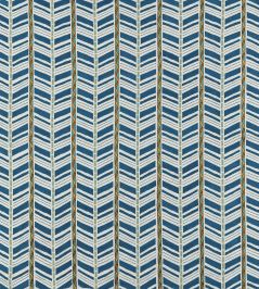 Woodbridge Stripe Fabric by Nina Campbell Indigo Woodbridge Stripe Fabric by Nina Campbell Indigo