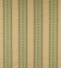 Woodcote Stripe Fabric by Colefax and Fowler Pink/Green Woodcote Stripe Fabric by Colefax and Fowler Pink/Green