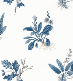 Woodland Wallpaper by Anna French Blue Woodland Wallpaper by Anna French Blue