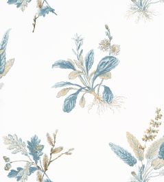 Woodland Wallpaper by Anna French Soft Blue Beige Woodland Wallpaper by Anna French Soft Blue Beige