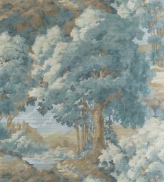 Woodland Clearing Wallpaper by Thibaut Spa Blue Woodland Clearing Wallpaper by Thibaut Spa Blue