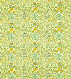 Woodland Weeds Fabric by Morris & Co Sap Green Woodland Weeds Fabric by Morris & Co Sap Green