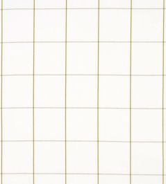 Woodman Check Fabric by Schumacher Olive Woodman Check Fabric by Schumacher Olive