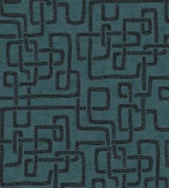 Woven Lines Wallpaper by Eijffinger Blue Woven Lines Wallpaper by Eijffinger Blue