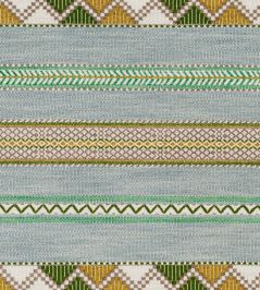 Woven Ribbon Fabric by Christopher Farr Cloth Aqua Woven Ribbon Fabric by Christopher Farr Cloth Aqua