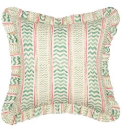 Wriggle Room Cushion 50cm x 50cm by GP & J Baker Green/Pink Wriggle Room Cushion 50cm x 50cm by GP & J Baker Green/Pink