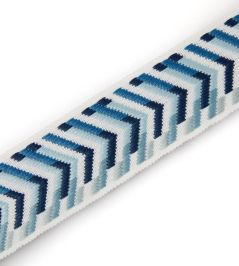 Xela Border Trimming by Christopher Farr Cloth Azzurro Xela Border Trimming by Christopher Farr Cloth Azzurro