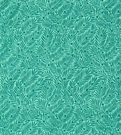 Yew & Aril Fabric by Morris & Co Teal Yew & Aril Fabric by Morris & Co Teal