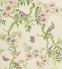 Yukio Fabric by Thibaut Cream Yukio Fabric by Thibaut Cream