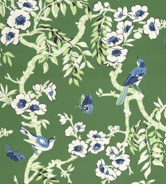 Yukio Fabric by Thibaut Green Yukio Fabric by Thibaut Green