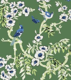 Yukio Wallpaper by Thibaut Green Yukio Wallpaper by Thibaut Green
