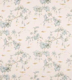 Yvette Fabric by Colefax and Fowler Ivory/Aqua Yvette Fabric by Colefax and Fowler Ivory/Aqua