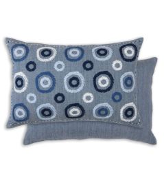 Zafora Cushion 60 x 40cm by William Yeoward Ocean Zafora Cushion 60 x 40cm by William Yeoward Ocean