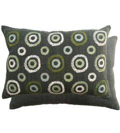 Zafora Cushion 60 x 40cm by William Yeoward Sage Zafora Cushion 60 x 40cm by William Yeoward Sage
