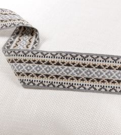 Zahara Braid Trimming by Romo Gunmetal Zahara Braid Trimming by Romo Gunmetal
