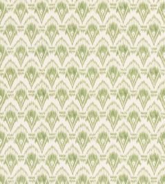 Zaraband Fabric by GP & J Baker Green Zaraband Fabric by GP & J Baker Green