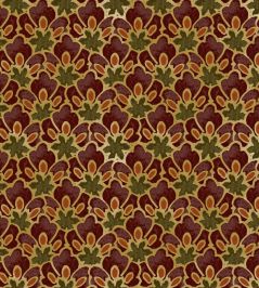 Zareen Fabric by Arley House Cranberry Zareen Fabric by Arley House Cranberry