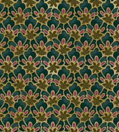 Zareen Fabric by Arley House Verdigris Zareen Fabric by Arley House Verdigris