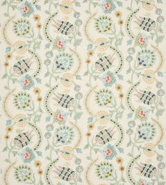 Zaviera Fabric by Jane Churchill Green Zaviera Fabric by Jane Churchill Green