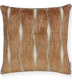 Zephi Cushion 50 x 50cm by Romo Copper Zephi Cushion 50 x 50cm by Romo Copper