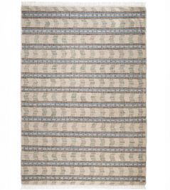 Zig Zag Rug by GP & J Baker Blue/Natural Zig Zag Rug by GP & J Baker Blue/Natural