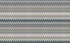 Zig Zag Multicolore Wallpaper by Missoni Blue Zig Zag Multicolore Wallpaper by Missoni Blue