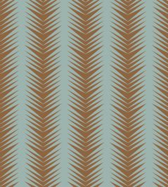 Ziggy Fabric by Parker & Jules Terracotta Aqua Ziggy Fabric by Parker & Jules Terracotta Aqua