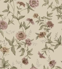 Zinnia Wallpaper by Borastapeter Soft Pink Zinnia Wallpaper by Borastapeter Soft Pink