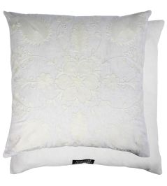 Zinnia Cushion 60 x 60cm by William Yeoward Cloud Zinnia Cushion 60 x 60cm by William Yeoward Cloud