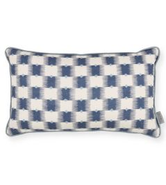 Ziri Cushion 30 x 50cm by Romo Buxton Blue Ziri Cushion 30 x 50cm by Romo Buxton Blue