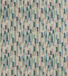Cosmati Embroidery Fabric by Zoffany Mineral Cosmati Embroidery Fabric by Zoffany Mineral