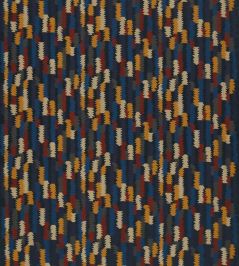 Cosmati Embroidery Fabric by Zoffany Ink/Tigers Eye Cosmati Embroidery Fabric by Zoffany Ink/Tigers Eye