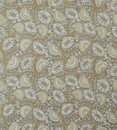 Suzani Archive Weave Fabric by Zoffany Zinc Suzani Archive Weave Fabric by Zoffany Zinc