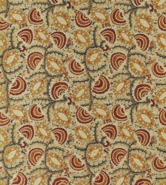 Suzani Archive Weave Fabric by Zoffany Venetian Red/Antique Suzani Archive Weave Fabric by Zoffany Venetian Red/Antique