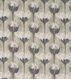Marketa Fabric by Zoffany Blue Umber Marketa Fabric by Zoffany Blue Umber