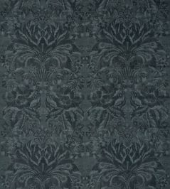 Ducato Velvet Fabric by Zoffany Reign Blue Ducato Velvet Fabric by Zoffany Reign Blue