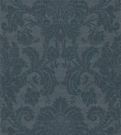 Crivelli Wallpaper by Zoffany Como Blue Crivelli Wallpaper by Zoffany Como Blue