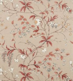 Chambalon Trail Fabric by Zoffany Sunstone / Linen Chambalon Trail Fabric by Zoffany Sunstone / Linen
