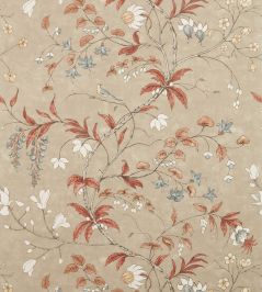 Chambalon Trail Wallpaper by Zoffany Sunstone / Linen Chambalon Trail Wallpaper by Zoffany Sunstone / Linen