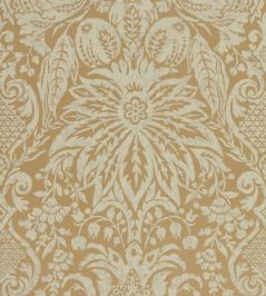 Mitford Damask Wallpaper by Zoffany Antique Gold Mitford Damask Wallpaper by Zoffany Antique Gold