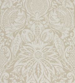 Mitford Damask Wallpaper by Zoffany Stone Mitford Damask Wallpaper by Zoffany Stone