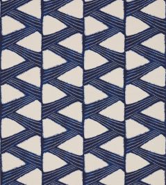 Kanoko Fabric by Zoffany Indigo Kanoko Fabric by Zoffany Indigo