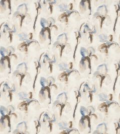 Water Iris Fabric by Zoffany Ink/Charcoal Water Iris Fabric by Zoffany Ink/Charcoal