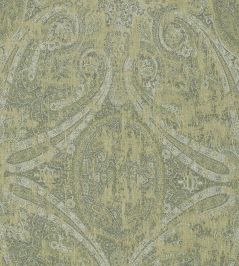 Elswick Paisley Fabric by Zoffany Moss Elswick Paisley Fabric by Zoffany Moss
