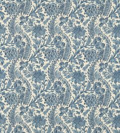 Cochin Fabric by Zoffany Blue Cochin Fabric by Zoffany Blue
